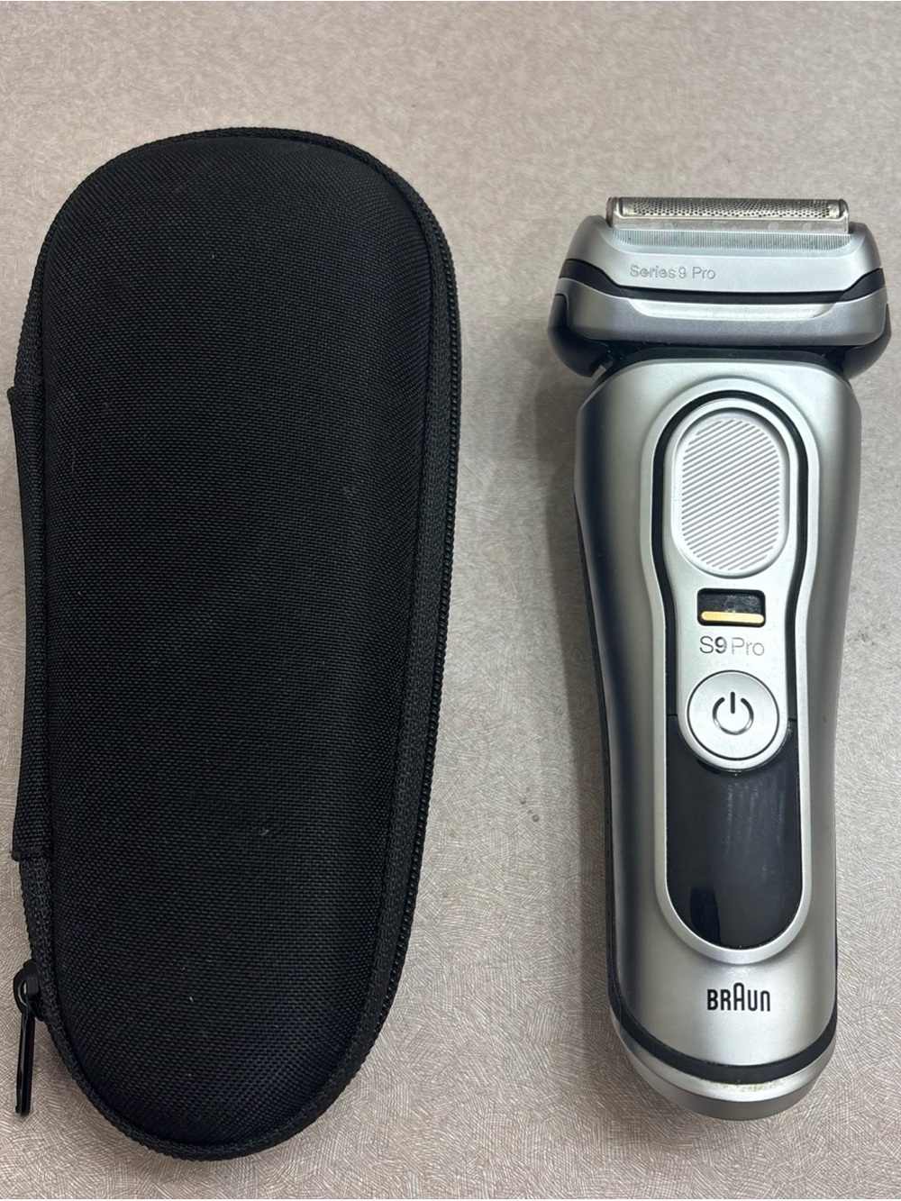 Braun Series S9 Pro Electric Shaver Trimmer With Travel Case NO CHARGER TESTED